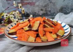 Illustration of how to make dried carrots and eggs 14