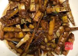 Illustration of braised bamboo shoots in oil 4