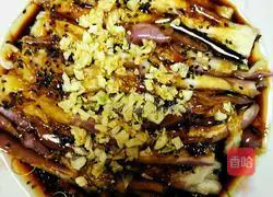 Illustration of how to make hand-teared eggplant 11