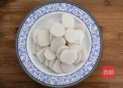 Fried rice cake with radish tassels Illustration of how to do it 3