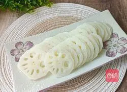 Illustration of how to make osmanthus and lotus root slices 6