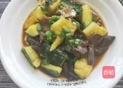 Illustration of how to make fungus mixed with cucumber 7