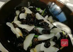 Illustration of how to make fungus and yam 8