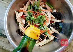 Illustration of how to make cold yuba 8