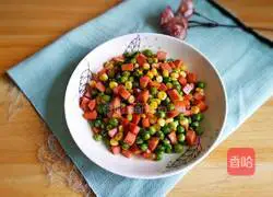 Illustration of how to make vegetarian fried sandwich 12