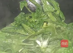 Garlic-fried lettuce Illustration of how to make seedlings 5