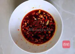 Illustration of how to make cold water spinach 7