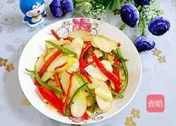 Illustration of how to make stir-fried wild rice 9