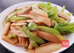 Illustration of how to stir-fry king oyster mushrooms 4