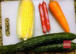 Illustration of how to use green bamboo to announce spring 1