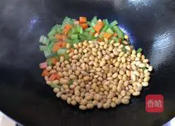 Illustration of how to cook soybeans and celery 9