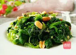 Illustration of how to make cold spinach 6