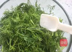 Illustration of how to make fennel broad beans 5