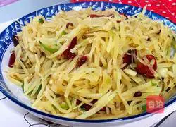 Hot and sour potato shreds recipe 5