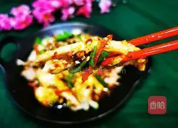 Illustration of how to make saliva chicken 20