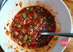 Illustration of how to make cold cucumber and eggplant 14