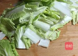 Illustration of how to make sesame cabbage 1