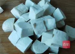 Illustration of how to make fried tofu 1