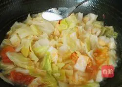 Illustration of how to make tomato-fried lotus white 9