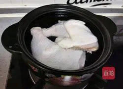 Illustration of how to make saliva chicken 2