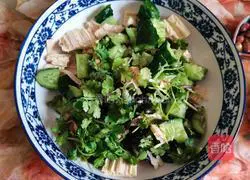 Illustration of how to make cold yuba 14