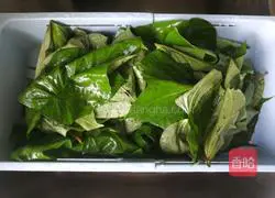 Illustration of how to make garlic sweet potato leaves 3