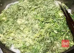 Illustration of how to make steamed coriander 10