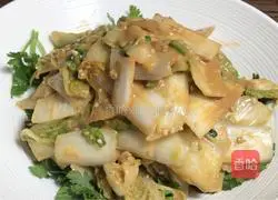 Illustration of how to make sesame cabbage 8