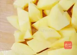 Illustration of how to cook potatoes and radish stew 2