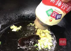 Illustration of how to make oyster sauce, vegetables and oyster mushrooms 5