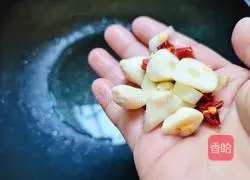 Garlic fragrance Illustration of cooking rapeseed 6