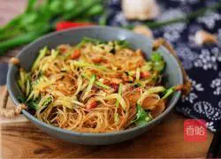 Illustration of how to make cold vermicelli 16