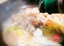 Illustration of how to cook tofu with baby cabbage 6