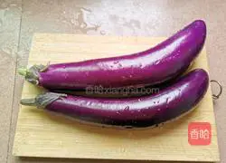 Illustration of how to make cold eggplant 1