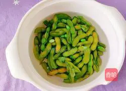 Illustration of how to mix edamame with clams 10