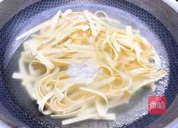 Cold salad/Illustration of how to make tofu skin 3