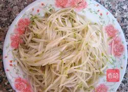 Stir-fried bean sprouts Illustration of how to do it 6