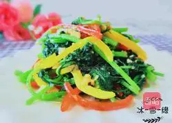 Illustration of how to make colorful peppers and chrysanthemums 8