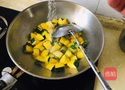 Illustration of home-style fried pumpkin 6