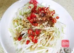 Illustration of how to make braised kohlrabi (reduced fat vegetables) 7