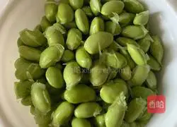 Illustration of how to make refreshing edamame 1