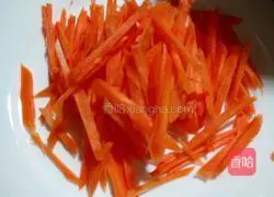Illustration of how to make fried carrots and shredded potatoes 2
