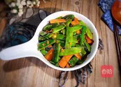 Illustration of making soy-flavored green beans 13