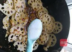 Illustration of how to make sweet and sour lotus root slices 8