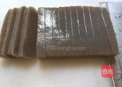 Illustration of how to make cold konjac 2