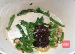 Illustration of how to make soy-flavored green beans 9