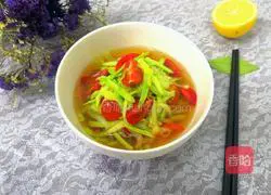 Illustration of how to make small tomatoes and raw melon 13