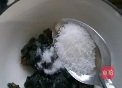 Illustration of how to make cold tofu with fat 5