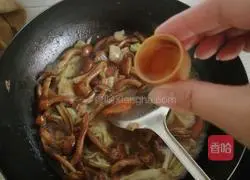 Illustration of how to make mushrooms and cabbage 11