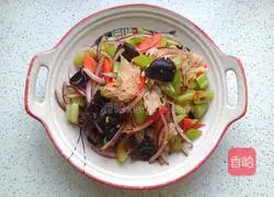 Illustration of how to make cold white fungus 8